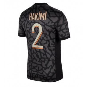 Paris Saint-Germain Achraf Hakimi #2 Koszulka Trzecich 2023-24 Krótki Rękaw